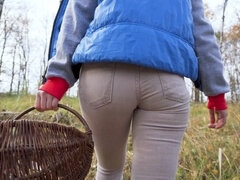 Culo, Gorda, Fetiche, Jeans, Madres para coger, Al aire libre, Apretado