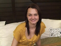 Audition, Brunette brune, Hd, Petite femme, Pov, Chatte, Rasée, Adolescente