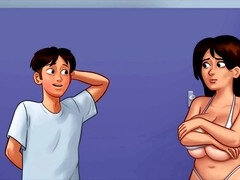 Jeux, Nue  à poil