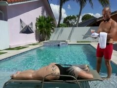 Amateur, Blonde, Sucer une bite, Plantureuse, Tir de sperme, Hard, Hd, Tatouage