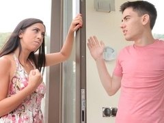 Arsch, Grosser arsch, Grosse titten, Blasen, Hundestellung, Latina, Jungendliche (18+), Tittenfick