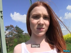 Amateur, Ass, Blowjob, Outdoor, Public, Redhead, Student