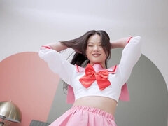 Lulu Chu dresses up very Sailor Moon-esque for this fuck