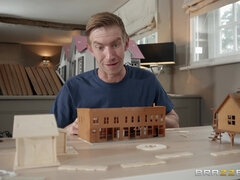 Blonde hottie Blanche Bradburry gets anal she wanted so bad