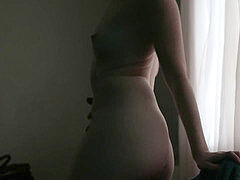 Dichtbij, Seksspeelgoed, Masturbatie, Kut duiken, Roodharige vrouw, Strippen, Plagen, Speelgoed