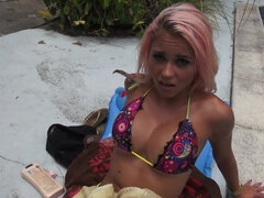 Amateur, Sucer une bite, De plein air, Pov, Suçant, Voyeur