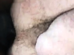 Wonderful being assfucked by black cock outdoors