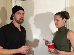 Blowjob pov, hot tattoo girl, missionary pov