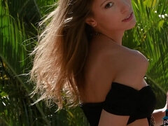 Chica, Tetas grandes, Tetona, Europeo, Natural, Tetas naturales, Sexo soft, Solo