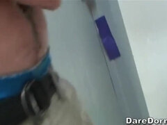 お尻, ベッドルーム, ビキニ, ブロンド, 茶髪の, 大学生, 学生寮, ガリガリ