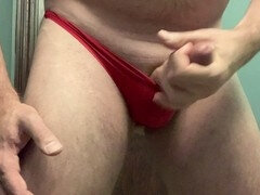 Enthousiasteling, Travestiet, Man die toekijkt, Homo, Masturbatie, Kantoor