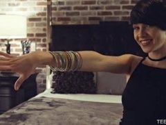 Brunette, Creampie, Hardcore, Pussy, Short hair, Teen