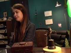 Cul, Sucer une bite, Brunette brune, Mignonne, Médecin, En levrette, Pov, Adolescente