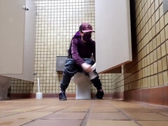 Gros cul, Femelle, Fétiche, Lunettes, Poilue, Pisser, Solo, Toilettes
