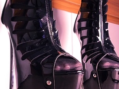 足, フェティッシュ, 足フェチ, Hd, ヒール, ナイロン, 奴隷, 一人