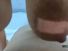 Fan boy Cum to my mouth and all over me first time 4K