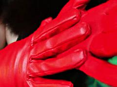 Geile alte tussi, Fetisch, Handschuhe, Hd, Leder, Reif, Milf, Rotschopf