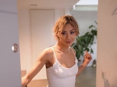 Nana, Blonde, En gros plan de très près, Gode, Fille latino, Orgasme, Pov, Nénés