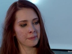 Electro BDSM Lesbian Scene: Melody Jordan Dominated by Chanel Preston - Fetish, Bondage & Squirting