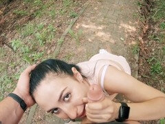 Schwarz, Blasen, Sperma im mund, Würgen, Öffentlich