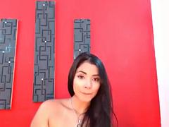 Chica, Culo grande, Tetas grandes, Latina, Masturbación, Solo, Tetas, Juguetes