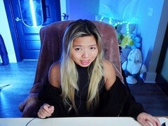Sensual ASMR ear licking and joi with petite Asian cutie Ivoryxnight