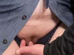 Amateur, Hd, Public, Roumaine, Élève, Adolescente, Serré, Vierge