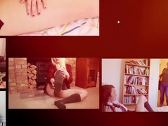 Enthousiasteling, Brits, Compilatie, Sperma shot, Handbeurt, Interraciaal, Gezichtspunt, Slikken