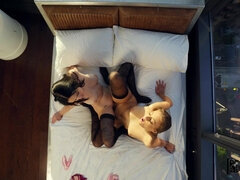 Erotic Lesbian Sex with Hairy Pussy Licking - Birds-Eye Pussy p2 - Jade Baker