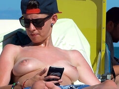 18 jaar, Strand, Blond, Hd, Nudist, Tiener, Strak, Tieten likken