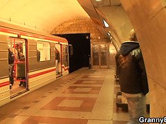 Fat ass mature plumper picked up and doggy-fucked