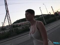 Leie, Blasen, Braunhaarige, Tschechisch, Europäisch, Hardcore, Im freien, Realität