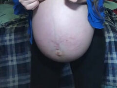 Plantureuse, Fétiche, Seins naturels, Mamelons, Enceinte, Rousse roux, Solo, Nénés