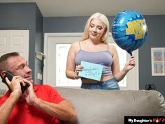 デカ尻, デカチン, デカパイ, ブロンド, フェラチオ, 娘, バック, 淫乱熟女