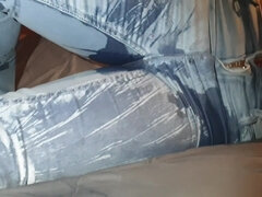Leie, Blondine, Britisch, Frau, Fetisch, Hd, Jeans, Pissen