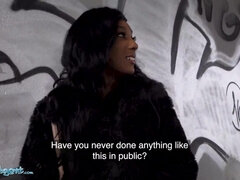 Negro, Mamada, Polla, Ébano, Hd, Al aire libre, Público, Realidad