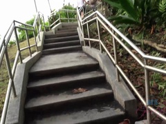 Leie, Strand, Schwarz, Flashen, Zierlich, Pov, Öffentlich, Rasiert