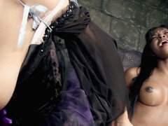Schwarz, Blasen, Britisch, Lecken, Lingerie, Masturbation, Flotter dreier, Spielzeuge