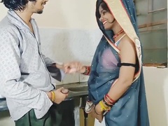 Hot Indian Aunty Vija Romantic Kitchen Sex - Full HD Homemade XXX Video