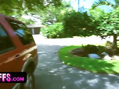 デカチン, フェラチオ, 顔面騎乗, Hd, ラティーナ, なめる, 三人, オッパイの