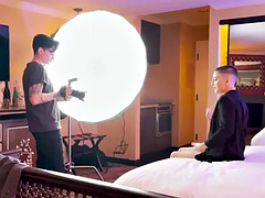 美女, ブロンド, 茶髪の, 彼女, キス, ソフトコア, タトゥー, オッパイの