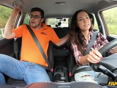 Kristy Black gets as down and dirty as a girl can during a driving lesson