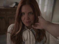 Pijpbeurt, Oudere vrouw, Sperma, Hondjeshouding, Vrouw, Gezichtspunt, Kut duiken, Roodharige vrouw