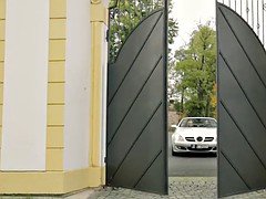 Belle Claire Takes a Creampie in a Mansion