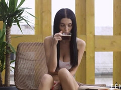 Shameless hussy mind-blowing erotic solo movie