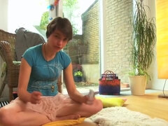 Arsch, Schönheit, Vollbusig, Hd, Masturbation, Natürlich, Orgasmus, Muschi