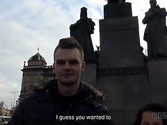 Prague pickup and passionate sex for cash with hot