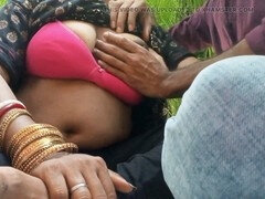 Couple, Léchez, Public, Chatte