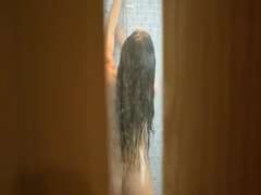 Britisch, Masturbation, Dusche, Schwestern, Spion