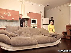 バック, 彼女, Hd, なめる, オマンコ, 馬乗り, ゴックンする, ティーン